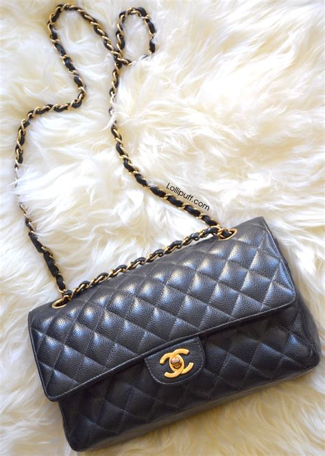 chanel classic double flap bag caviar medium|Flap Bags .